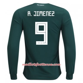 Maillot/Tenue Mexique R.Jimenez 9 Domicile Coupe du monde 2018 Manche Longue